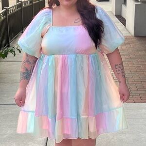 Rainbow dress